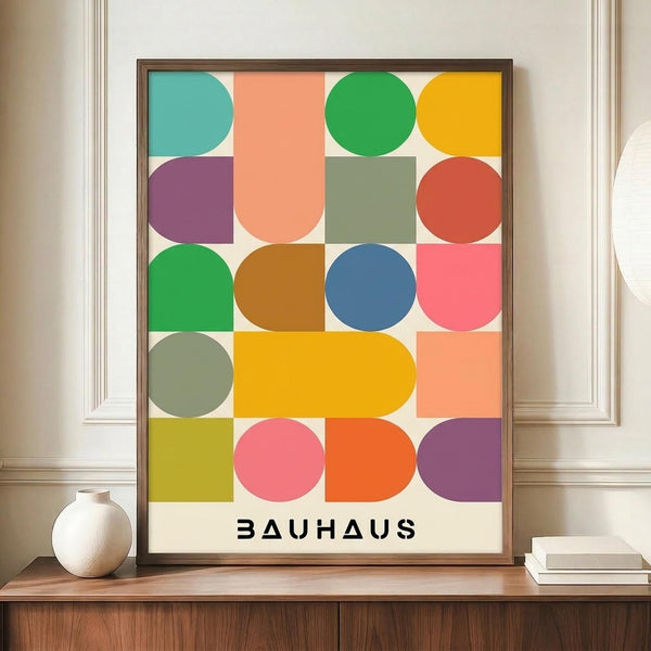 Bauhaus Geometric Print