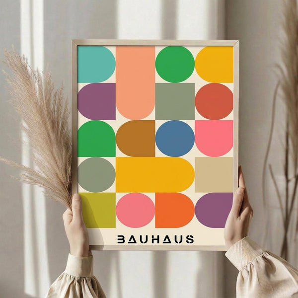 Bauhaus Geometric Print