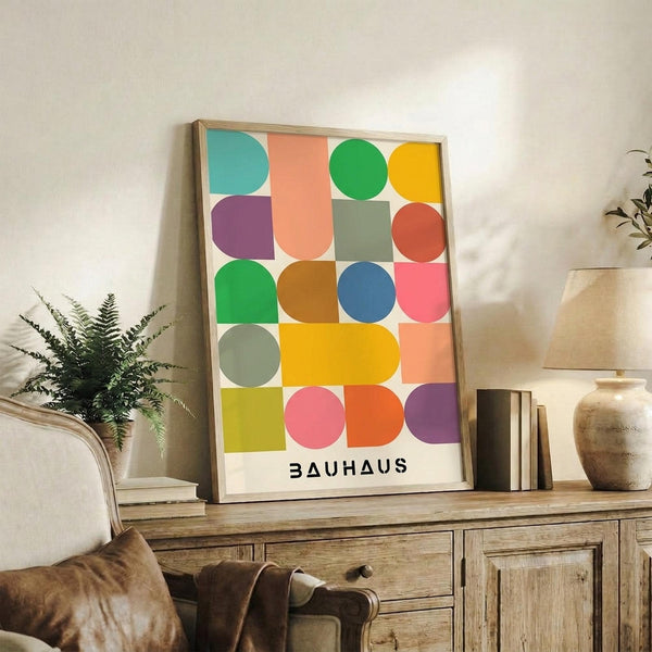 Bauhaus Geometric Print