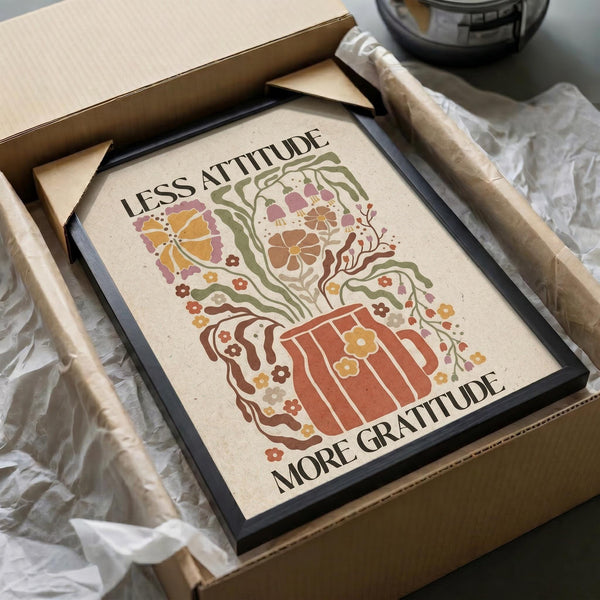 Less Attitude Gratitude