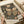 May include: Hands holding a vintage-style botanical poster featuring a large brown butterfly with circular wing patterns surrounded by detailed flowers and foliage on a dark green background. The art print has cream borders with exhibition text reading "Centenary Exhibition William Morris Textile Industry Jan 6 to May 6 Free Admission." White paper roll and ribbon visible in soft lighting.