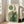 May include: Large framed botanical art print with abstract green geometric shapes, plant silhouettes, and circular sun motif, displayed on hardwood floor against white wall next to beige upholstered sofa in bright living room with tall windows and natural lighting.