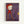 Framed art print showing a stylized cartoon character in red hooded outfit and hat, standing on wooden stilts against a purple background. The pale-faced figure holds a thin rod with a yellow lantern hanging from it. The artwork has a flat, illustrated style with bold colors and is displayed in a light wooden frame against a white wall.