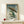 May include: Framed Japanese woodblock print showing green frog holding bamboo umbrella in heavy rain, displayed on light wood shelf with white wrapped gift and red decorative ball. Traditional ukiyo-e art style with vertical rain lines and Japanese text characters. Natural wood frame against cream wall.
