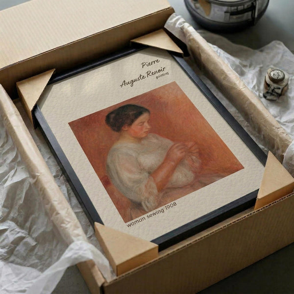 Renoir Woman Sewing