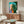 Framed pop art artwork featuring Ingrid Bergman rendered in vibrant, luminous colors with graphic intensity and Warhol's distinctive approach to celebrity imagery.