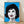 Pop art portrait poster featuring a stylized face in vibrant contrasting colors, characteristic of 1960s screen print technique displayed as framed wall art.