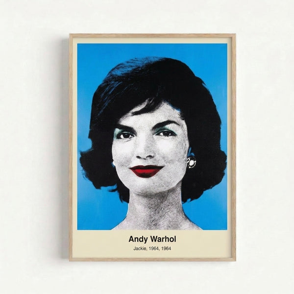 Framed contemporary art print featuring a stylized female portrait in metallic silver and black with high-contrast graphic elements and contemplative mood.