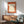 Woodblock-inspired chart of vintage kimono textiles arranged in an educational layout with burnt orange, tan, cream, and black tones on a framed wall print.