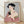 Elegant geisha in crimson kimono holding a hand mirror, rendered in traditional Japanese woodblock style with cream, gold, and black accents, conveying quiet contemplation and refined beauty.