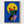 Joan Miro Tete D'Homme Bauhaus Print poster in oak frame