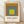 Bauhaus minimalist poster featuring nested squares in ochre gold, gray, teal green, and yellow creating a contemplative geometric composition.