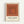 Midcentury color field art print with concentric squares in warm burnt sienna and cream hues, evoking contemplative abstraction on a wall.