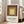 Contemplative minimalist art print of concentric squares in soft earth tones and burgundy, a meditation on color relationships.
