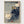 Samurai Art Moon Poster poster in oak frame