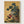 Rooster and Hen Japanese Art poster in oak frame