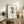 Japanese calligraphy art print in black kanji characters on taupe-cream background, designed for peaceful and focused spaces with japandi style.