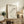 Contemplative abstract print with geometric circles, linear elements, and dot formations in off-white and black for modern wall decor.