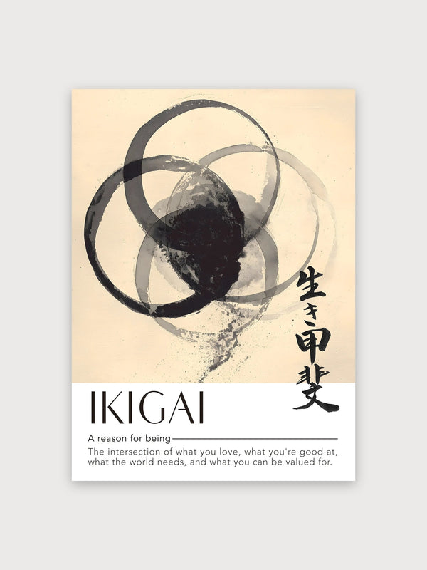 Ikigai Japanese Philosophy Circle - Digital Download