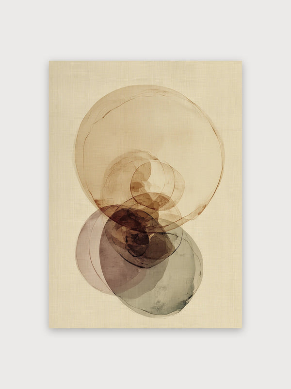 Abstract Organic Circles Composition - Digital Download