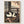 Tuxedo Cat Japanese Wall Art poster in oak frame