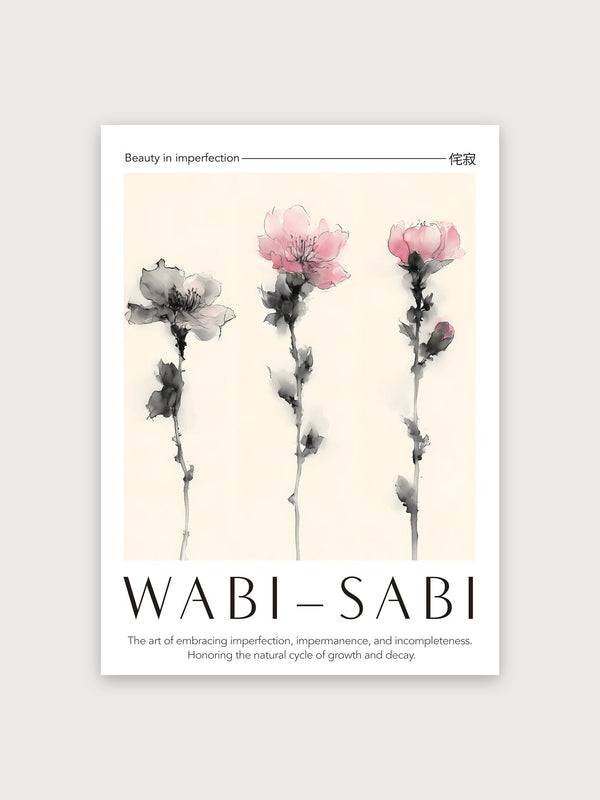 Wabi-Sabi Beauty In Imperfection Flowers - Digital Download