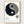 Zen Yin Yang Enso Circle Poster poster in oak frame