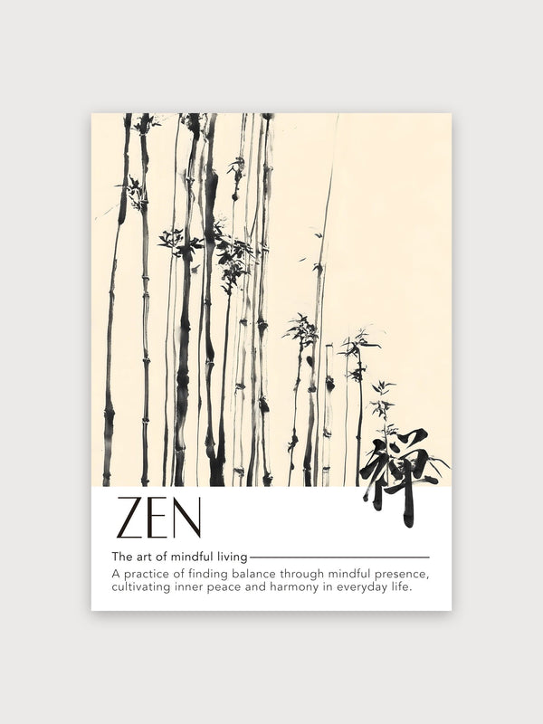 Zen Mindful Living Bamboo - Digital Download