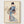 Geisha Ukiyo E Wall Art poster in oak frame