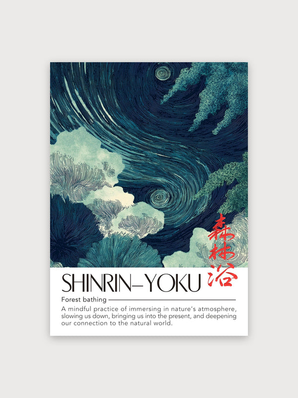 Shinrin Yoku Forest Bathing Moon - Digital Download