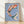 Serene koi fish in flowing water rendered in Japanese woodblock style with periwinkle blue, coral red, and sage green hues, creating a contemplative Japandi wall art piece.