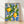 Elegant watercolor poster featuring golden lemons and delicate flowers arranged on a deep cobalt blue tiled background in Art Nouveau style, framed on a wall.