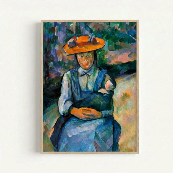 Gentle portrait painting showing a small child clutching a doll, executed in delicate watercolor with warm earth tones and contemplative mood.