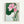 Elegant botanical study of a lotus bloom in pale pink with dark green stems and leaves, executed in traditional woodblock printing technique with contemplative minimalist line work.