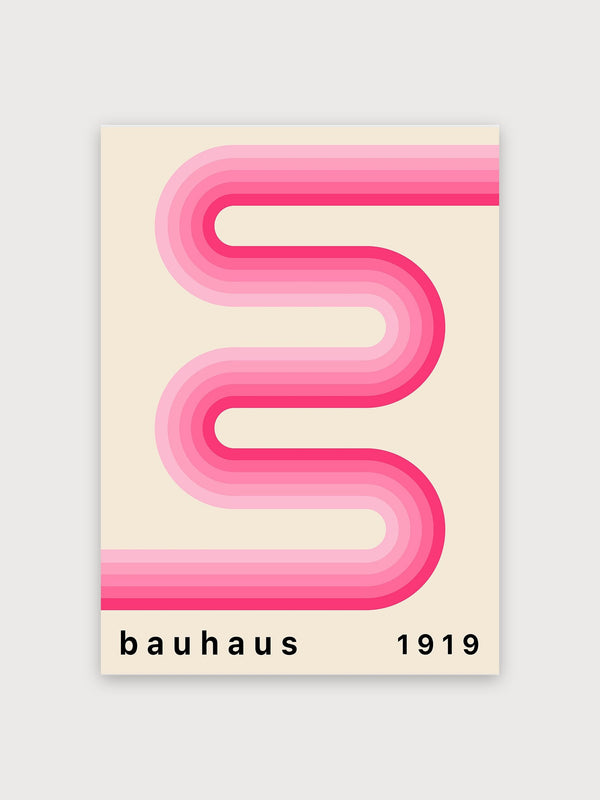 Bauhaus 1919 Pink - Digital Download
