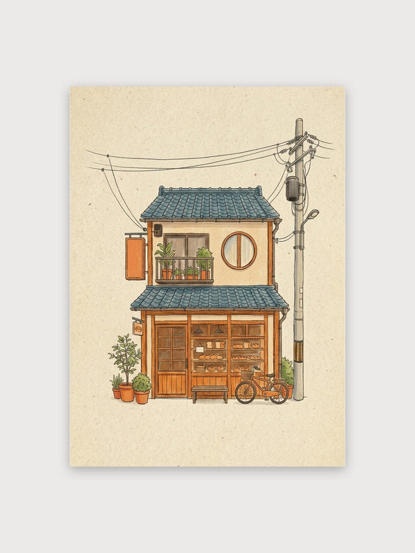 Tokyo Bakery Print - Digital Download
