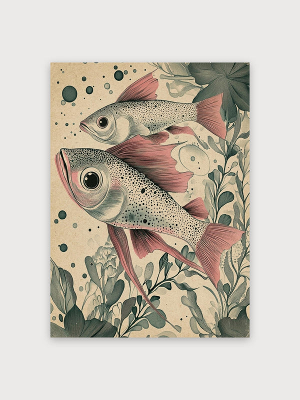 Vintage Fish Print - Digital Download