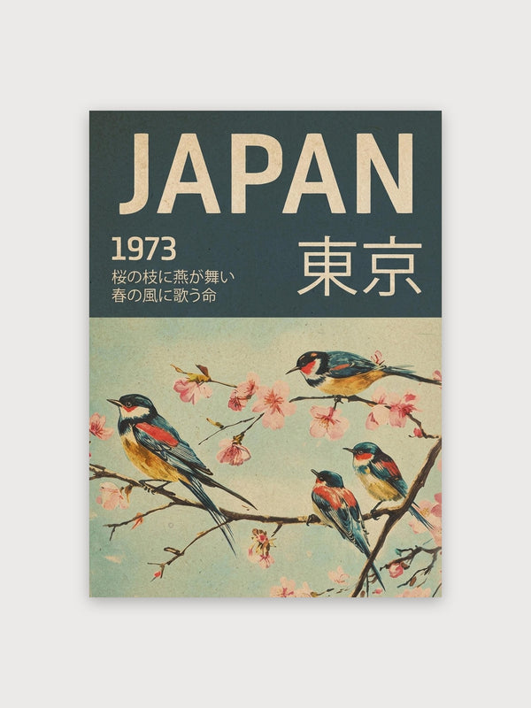 Japan 1973 Birds - Digital Download