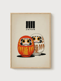 Daruma Doll Print