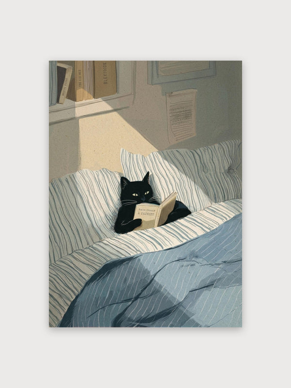 Black Cat Reading - Digital Download