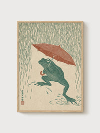 Japanese Frog Print
