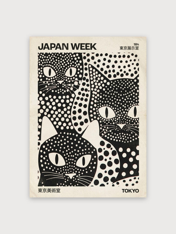 Kusama Polka Dot Cats - Digital Download