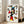 Abstract Majorette poster art featuring dynamic Cubist design with bright color blocking and geometric abstraction, displayed as framed wall décor.