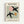 Mid-century modern poster with abstract birds rendered as geometric paper cut shapes in muted sage green, black, and soft pink tones, creating balanced sophisticated wall art.