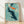 Framed minimalist ink wash painting of orange and teal koi fish swimming in serene navy and cream waters, inspired by Japanese woodblock art tradition.