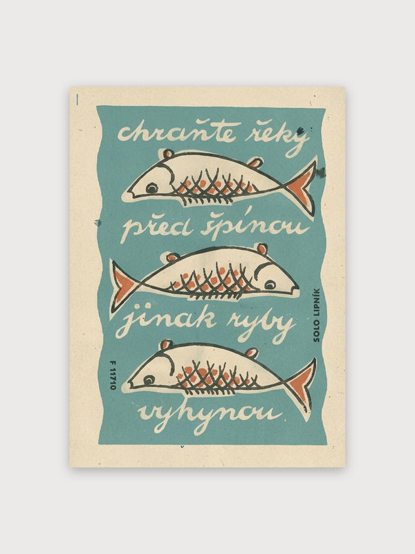 Vintage Fish Print - Digital Download