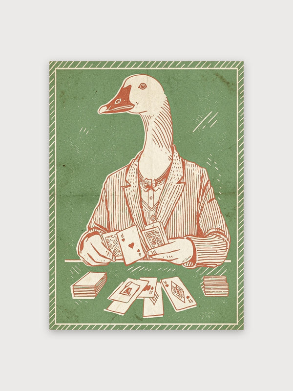 Goose Playing Cards - Digital Download
