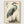 Japanese Heron Print poster in oak frame