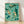 Framed Japanese woodblock print depicting three otters among seaweed and fish in a peaceful naturalistic scene, rendered in teal, cream, dark green, and sage tones with minimalist vintage aesthetics.