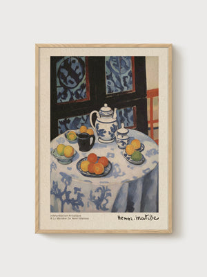 Henri Matisse Print poster in oak frame